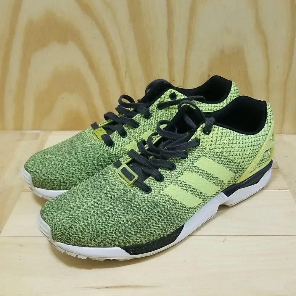 Adidas Torsion Neon green Weave Sneakers Men Size 13